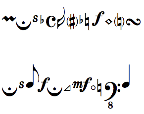 musicRAIN font